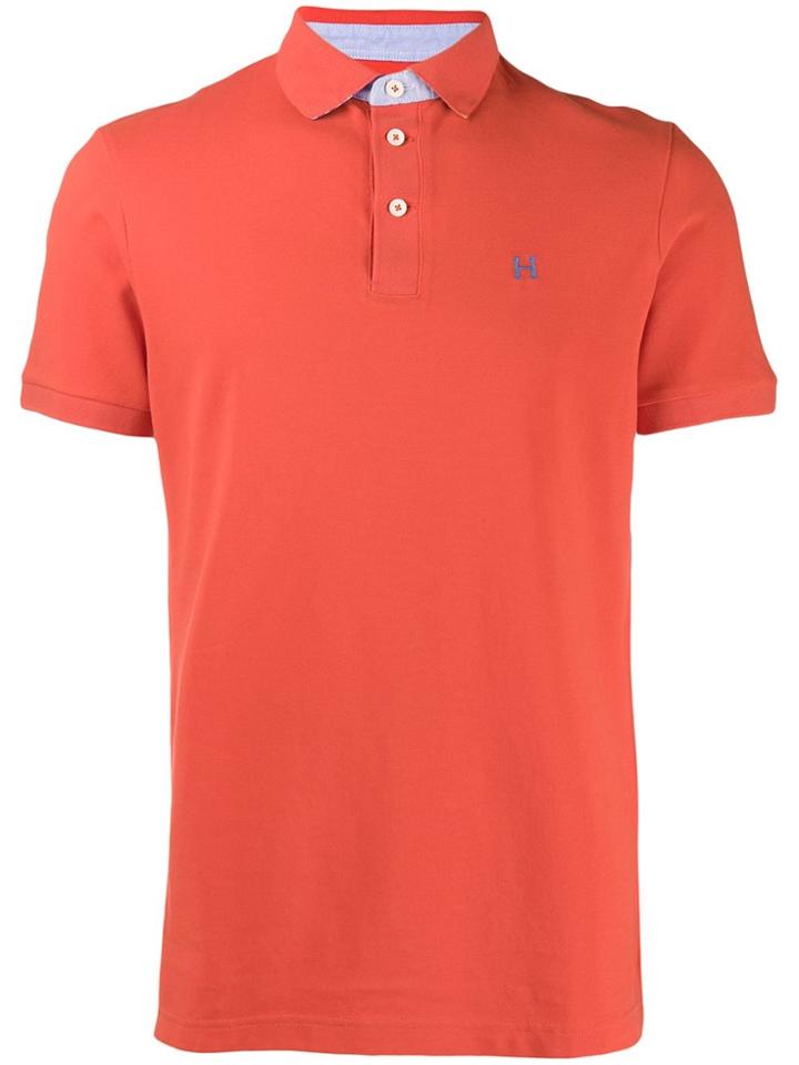 Hackett Boat Swim Trim Polo - Orange