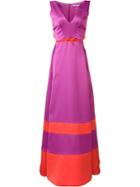 Zac Zac Posen 'caroline' Dress, Women's, Size: 0, Pink/purple, Triacetate/polyester