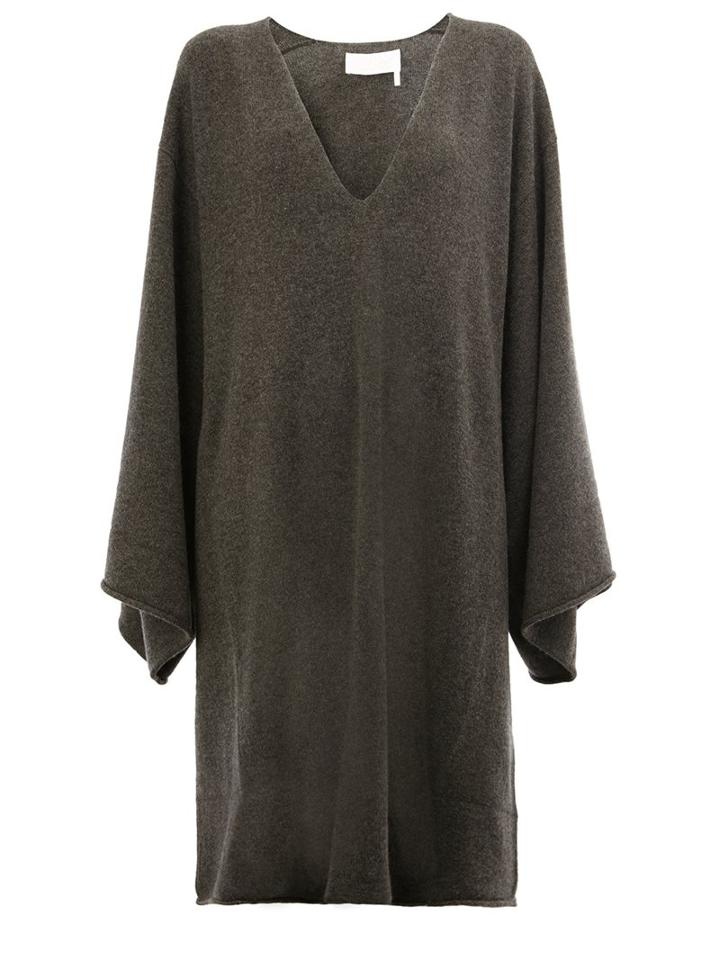 Chloé Knitted Poncho Dress