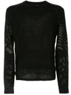 Craig Green Mesh Panels Jumper - Black