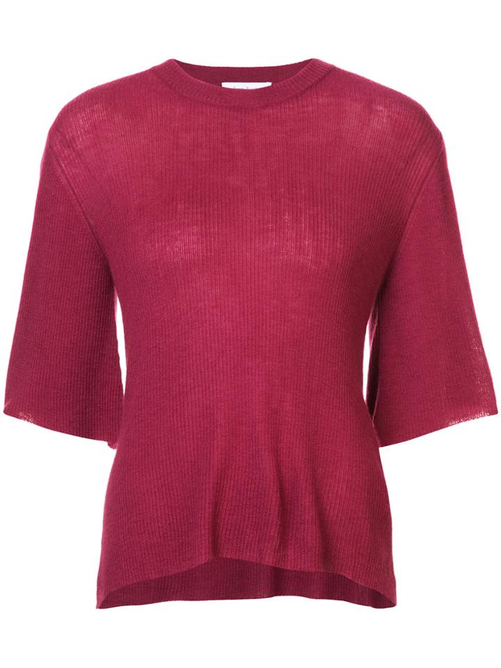 Ryan Roche Flared Design Blouse