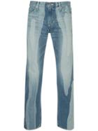 Anrealage Bleach Effect Tapered Jeans - Blue