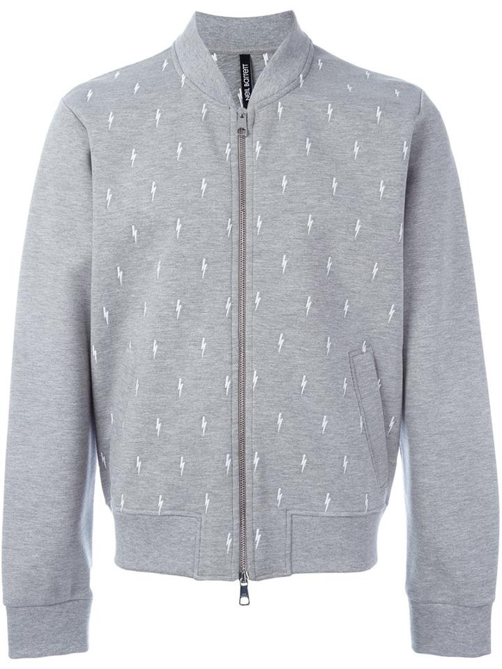 Neil Barrett Thunder Zipped Sweatshirt