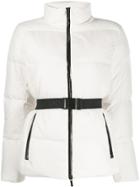 Michael Michael Kors Adjustable Belt Coat - White
