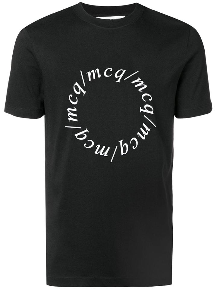 Mcq Alexander Mcqueen Printed Logo T-shirt - Black