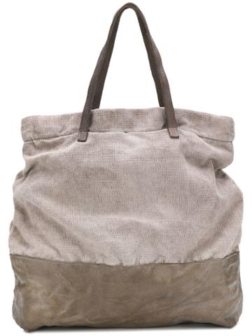Cecchi De Rossi Panelled Shopper Tote Bag - Grey