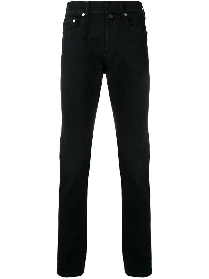 Neil Barrett Three Stripe Slim Fit Jeans - Black