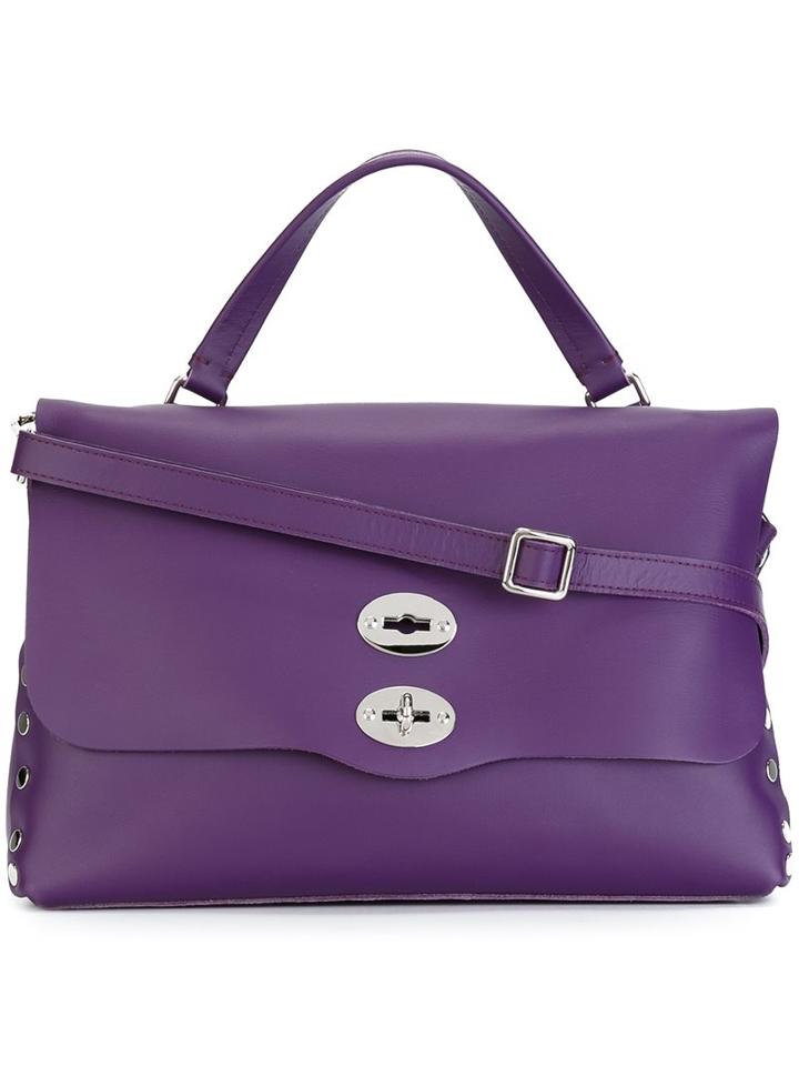 Zanellato Large 'postina' Bag, Women's, Pink/purple