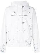 Vyner Articles Slogan Hooded Sweatshirt - White