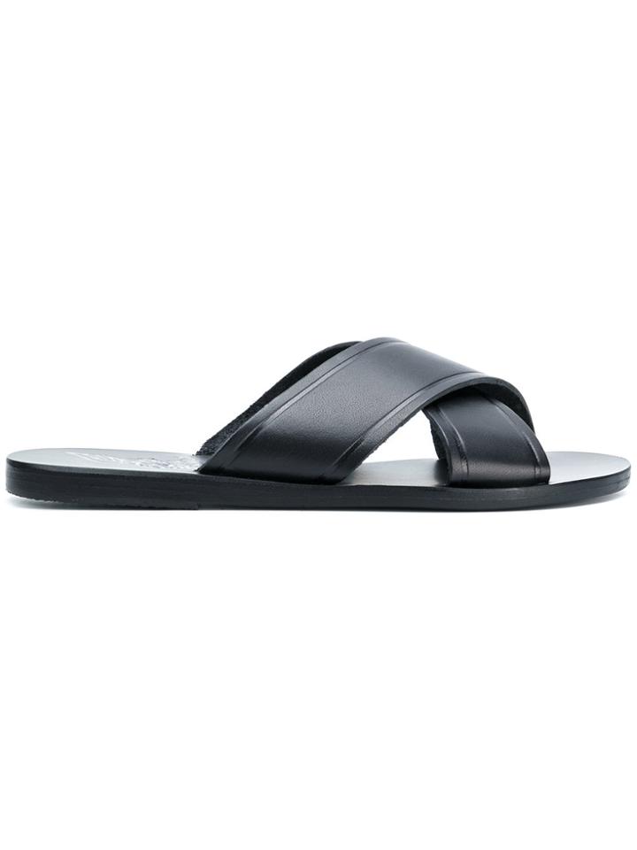 Ancient Greek Sandals Thais Flat Sandals - Black