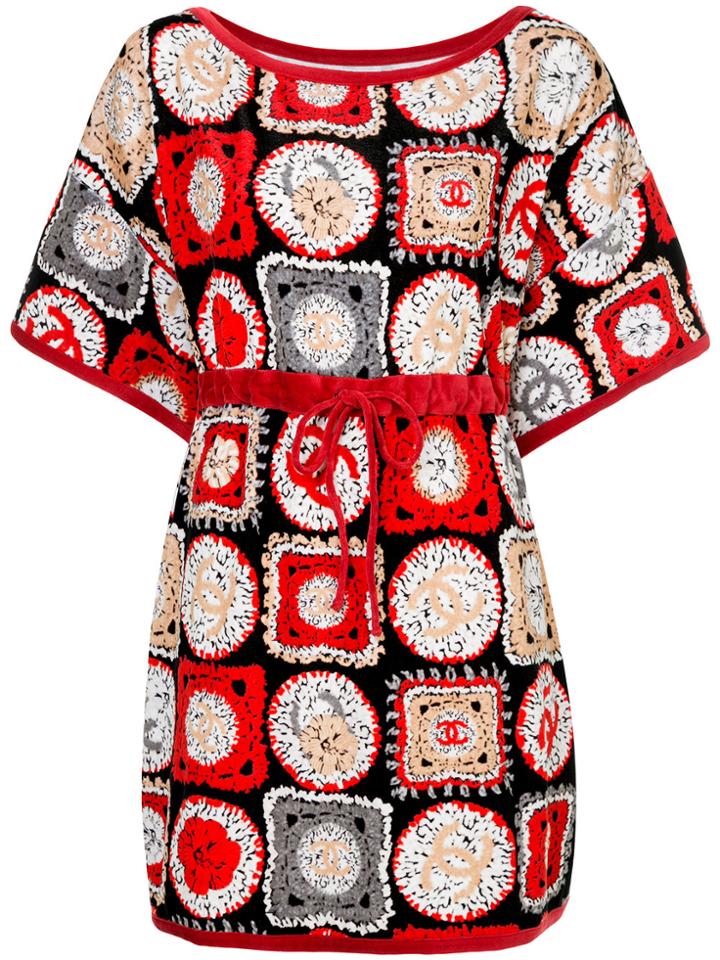 Chanel Vintage Logo Patch Dress - Multicolour