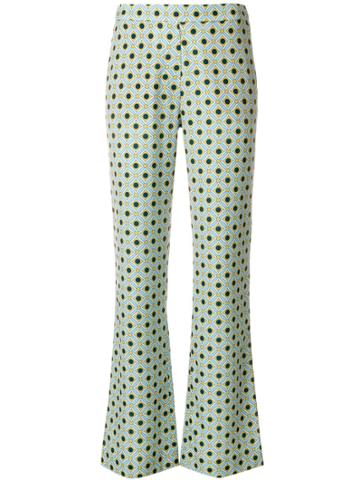 Meme All-over Print Trousers - Blue