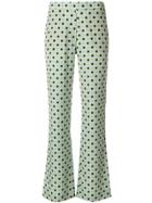Meme All-over Print Trousers - Blue