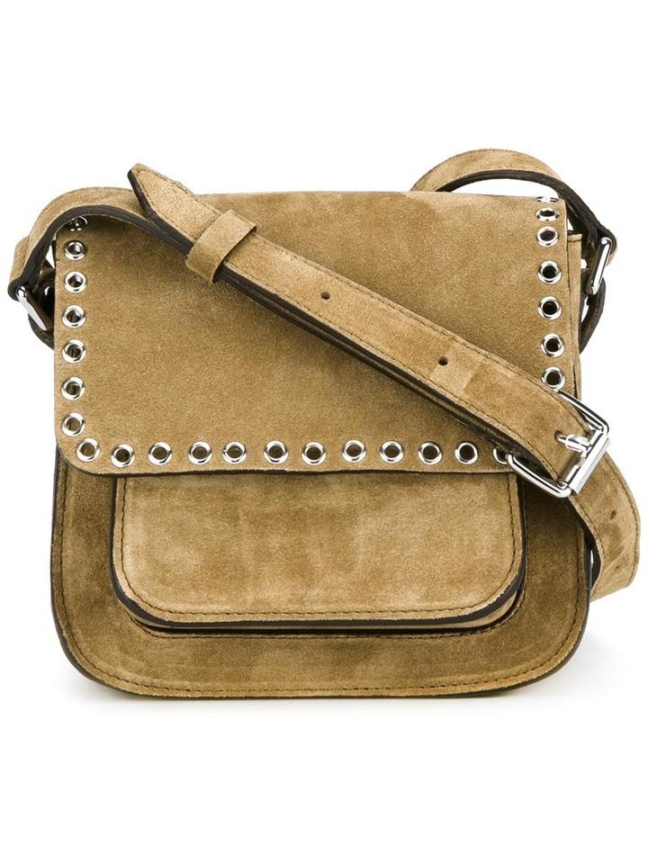 Isabel Marant Marfa Crossbody Bag, Women's, Green, Suede
