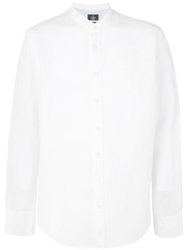 Hackett - Plain Shirt - Men - Linen/flax - S, White, Linen/flax