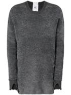 Lost & Found Rooms Slit Cuff Sweater - Grey