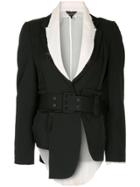 Comme Des Garçons Vintage Belted Jacket - Black