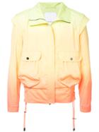 Ports V Gradient Bomber Jacket - Yellow & Orange