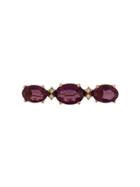 Christian Dior Pre-owned 1980s Crystal Brooch - Gold
