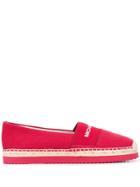 Michael Michael Kors Embroidered Logo Espadrilles
