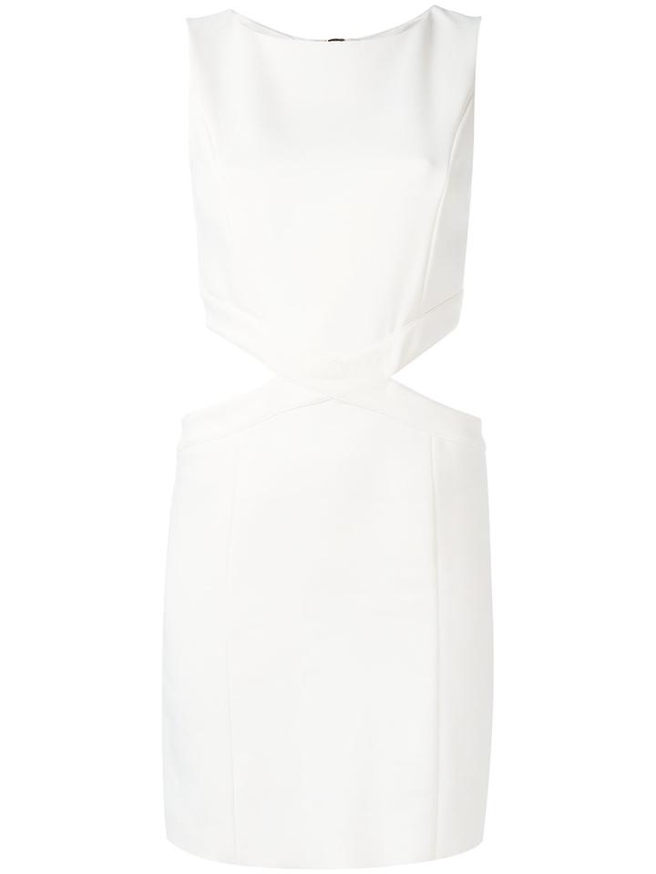 Pierre Balmain - Sleeveless Cutout Mini Dress - Women - Polyamide/spandex/elastane/viscose - 36, White, Polyamide/spandex/elastane/viscose