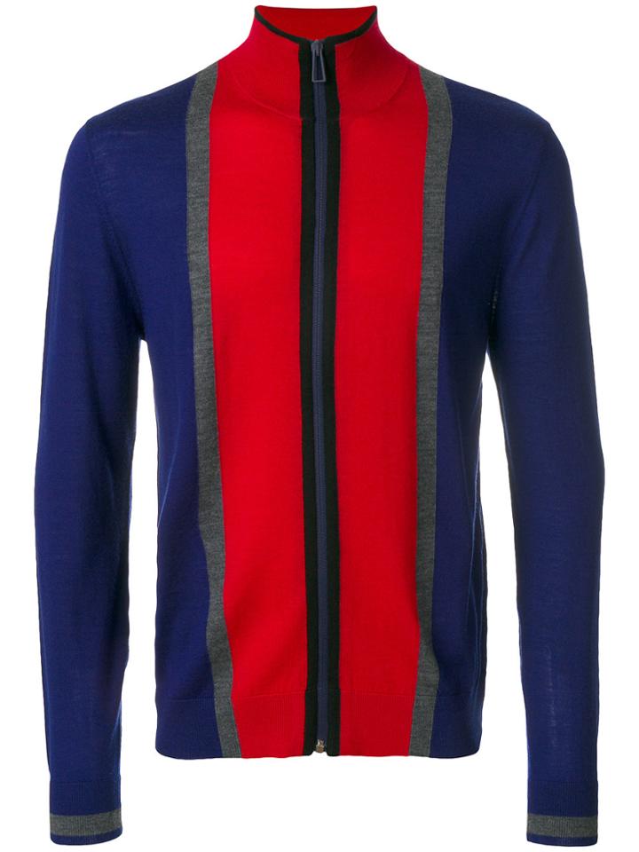 Ps By Paul Smith Zip-up Sweater - Blue