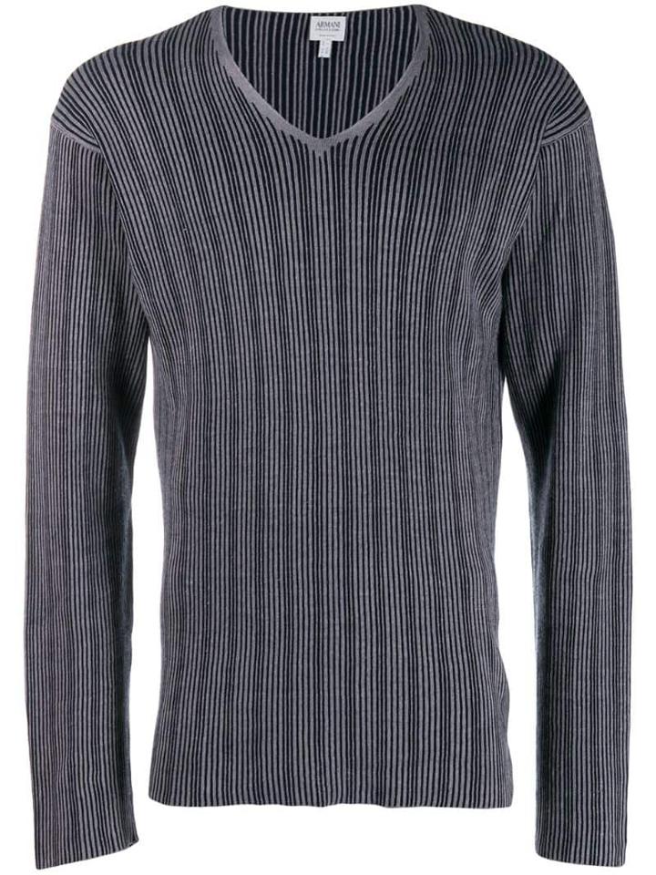 Giorgio Armani Pre-owned 1990's Knitted Jumper - Grey