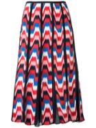 Reinaldo Lourenço - All-over Print Skirt - Women - Silk - 44, White, Silk