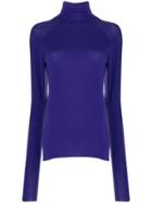 Haider Ackermann Delta Turtleneck Jumper - Purple