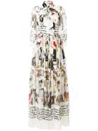 Dolce & Gabbana Cat Print Dress - Multicolour