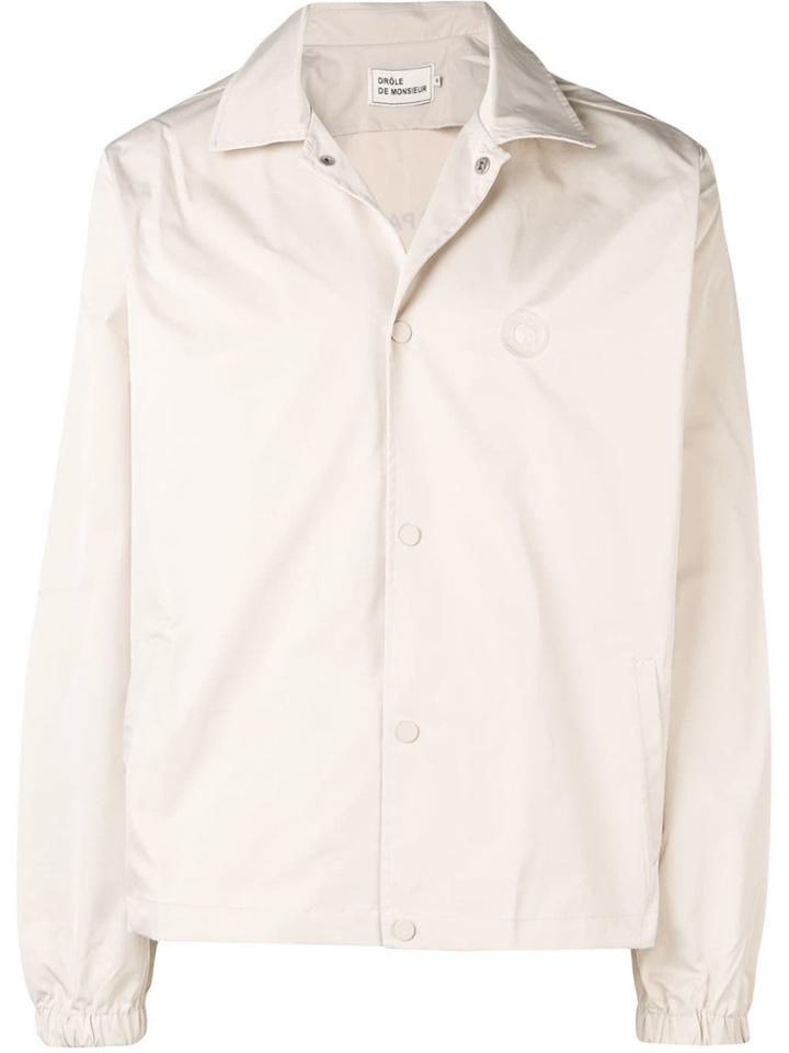 Drôle De Monsieur Lightweight Snap-button Jacket - Neutrals