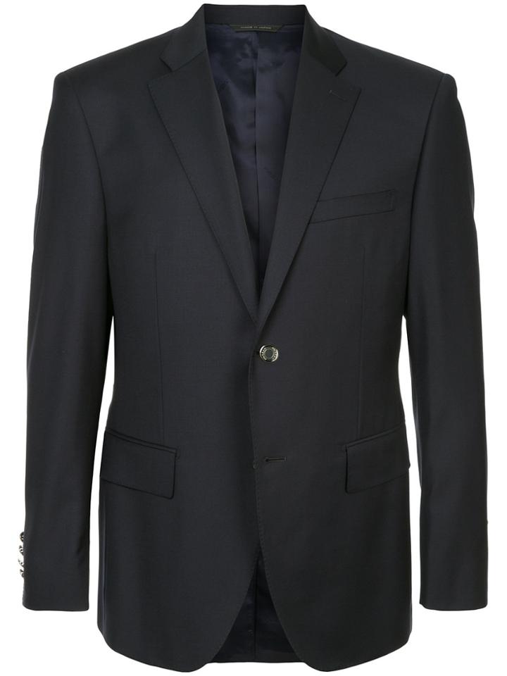 D'urban Notched Collar Jacket - Blue