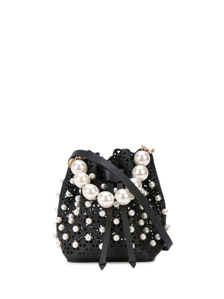 Zac Zac Posen Lacey Crossbody Bag - Black