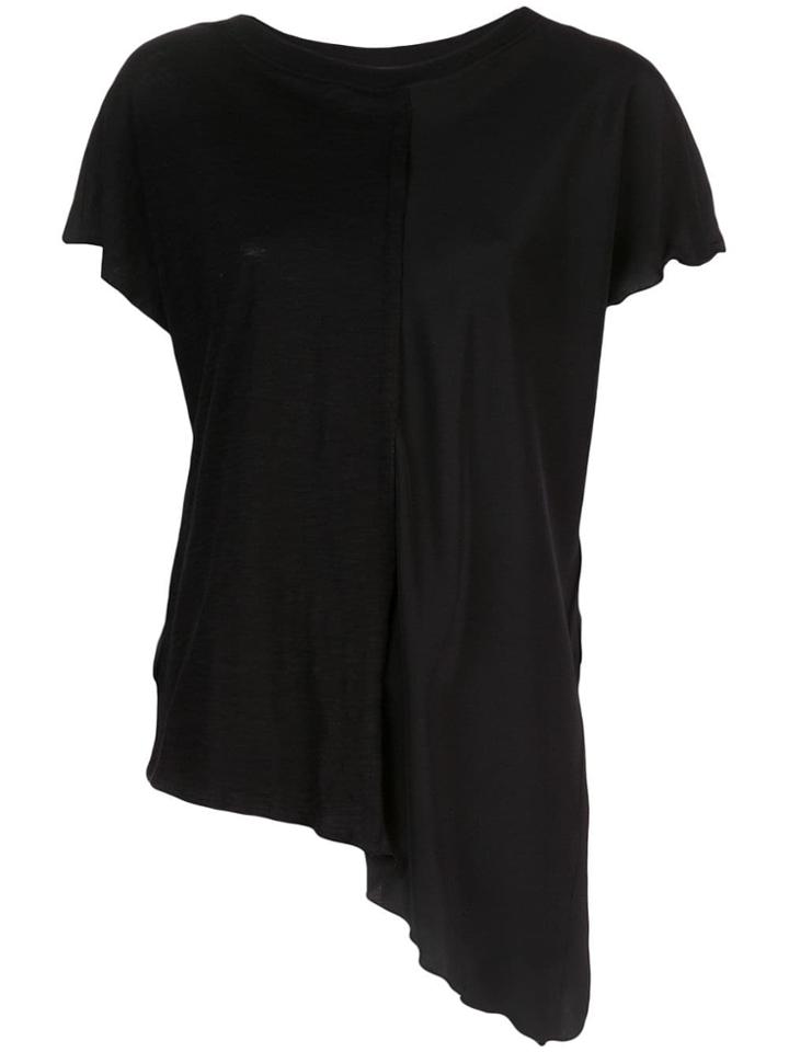 Cinq A Sept Asymmetrical T-shirt - Black