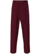 Gucci - Tuxedo Stripe Cropped Trousers - Men - Cotton/wool - 50, Pink/purple, Cotton/wool
