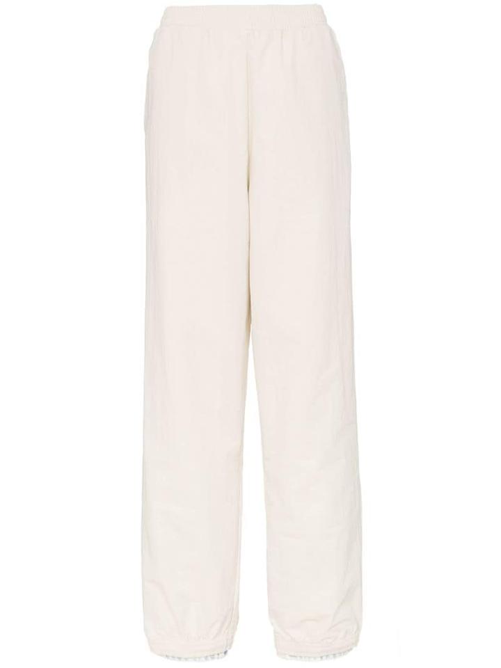 Y/project Slouch Fit Extended Cuff Track Pants - White