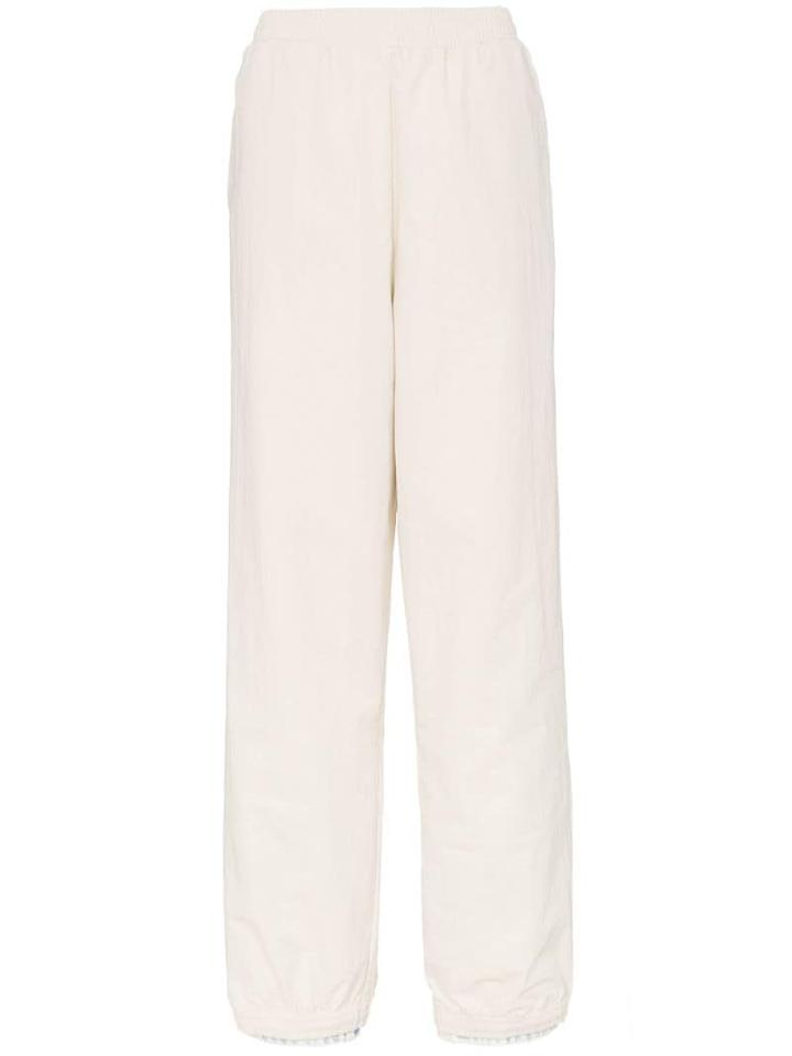 Y/project Slouch Fit Extended Cuff Track Pants - White