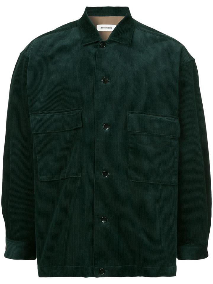 Monkey Time Corduroy Shirt - Green