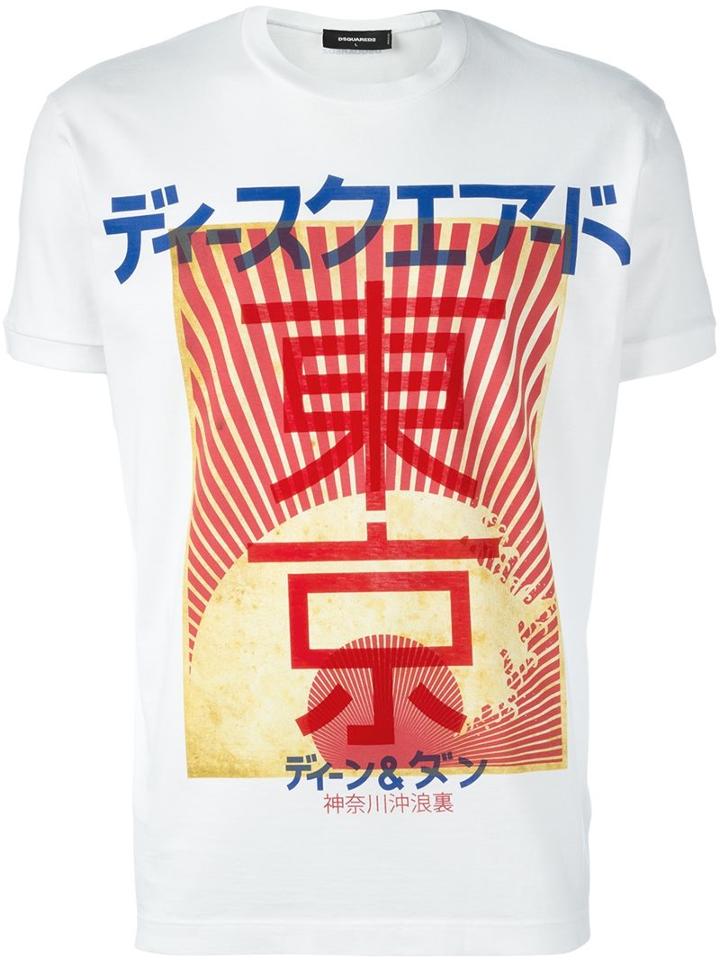 Dsquared2 Sunrise Print T-shirt
