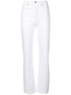 Eve Denim High Waisted Straight Leg Jeans - White