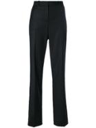 Givenchy Gold Embroidered Side Stripe Trousers - Black