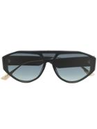 Dior Eyewear Clan 1 Aviator Sunglasses - Black