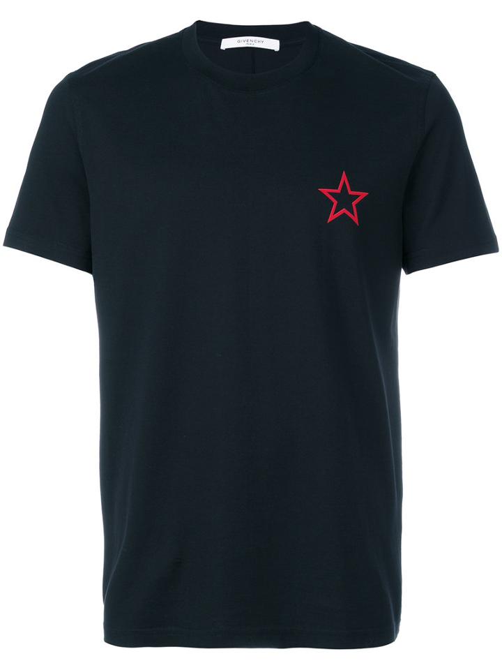 Givenchy - Star Print T-shirt - Men - Cotton - S, Black, Cotton