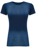 Track & Field Panelled T-shirt - Blue