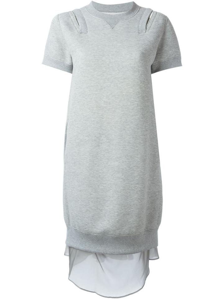 Sacai Layered Sweater Dress