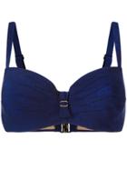 Marlies Dekkers Puritsu Plunge Bikini Top D-size + - Blue