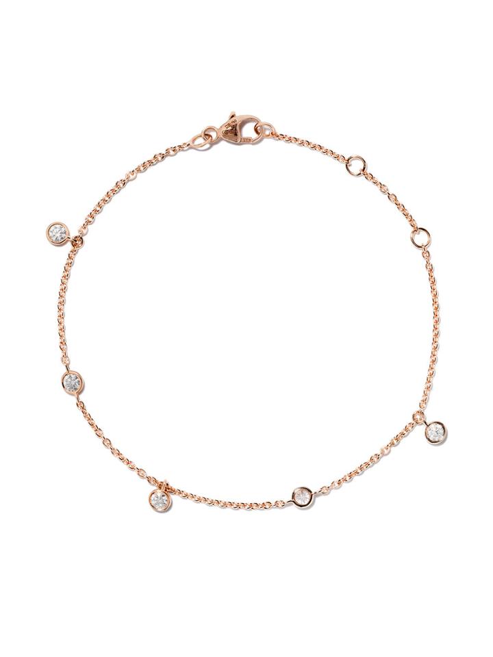 De Beers 18kt Rose Gold Dewdrop Five Diamonds Bracelet - Unavailable