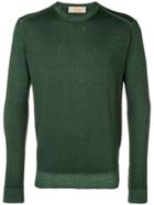 Entre Amis Round Neck Sweater - Green
