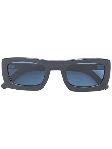 Delirious Eyewear Rectangular Frame Sunglasses - Black