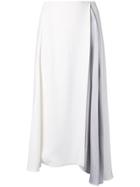 Nina Ricci Softly Ruffled Skirt - White